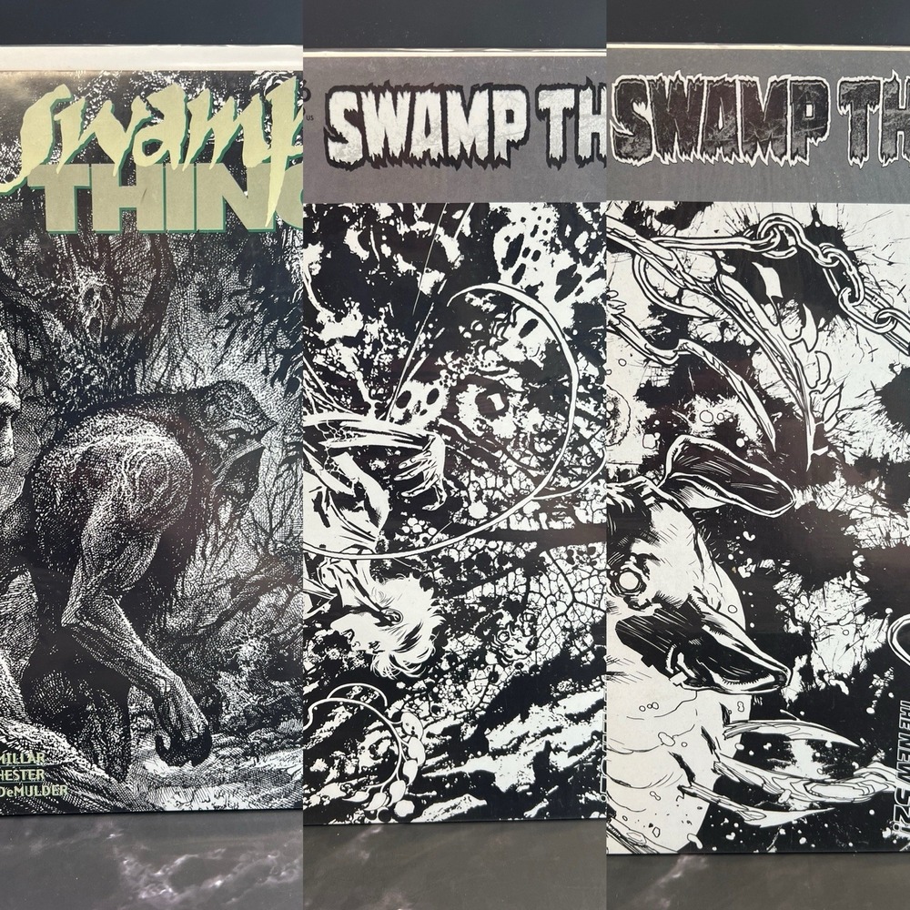 Lot Of 3 Swamp Thing #5 6 163 DC Comics 2011 New 52 Paquette Incentive Variant‎